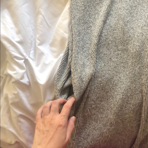 AGB Grey Sweater Dress WITH POCKETS - Picture 5 of 5